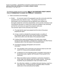 Form DFPI-390 Application for Approval to Form a Credit Union - California, Page 5