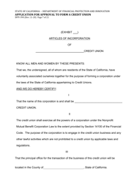 Form DFPI-390 Application for Approval to Form a Credit Union - California, Page 7