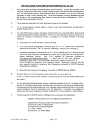 Form HCD OL ED131 Application for Approved Course Renewal - California, Page 2