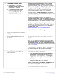 Form ARTS-MU &quot;Articles of Incorporation - Nonprofit Mutual Benefit&quot; - California, Page 4