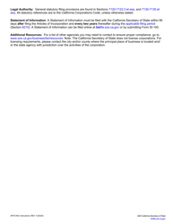 Form ARTS-MU &quot;Articles of Incorporation - Nonprofit Mutual Benefit&quot; - California, Page 5