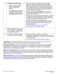 Form S&amp;DC-PC Statement and Designation by Foreign Professional Corporation - California, Page 4