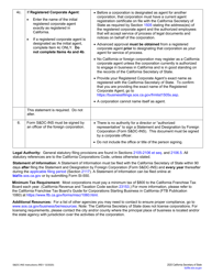 Form S&amp;DC-INS Statement and Designation by Foreign Insurer Corporation - California, Page 4