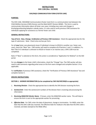 Document preview: Instructions for Form DHS1106 Cws/Mqd Communication Form (Foster Care) - Hawaii