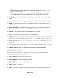 Instructions for Form DHS1106 Cws/Mqd Communication Form (Foster Care) - Hawaii, Page 2
