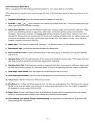 Document preview: Instructions for DNR Form 542-4004, INV-2 Emission Point Description - Iowa