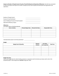 DNR Form 542-0070 Food Storage Capacity Grant Offering Application - Iowa, Page 4