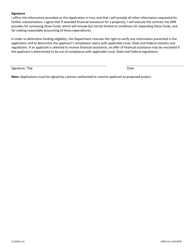 DNR Form 542-0070 Food Storage Capacity Grant Offering Application - Iowa, Page 5