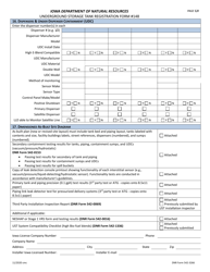 DNR Form 542-3266 Ust Section Registration Form 148 - Iowa, Page 6