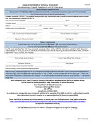DNR Form 542-3266 Ust Section Registration Form 148 - Iowa, Page 8
