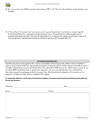 DNR Form 542-1258 Petition for Waiver - Iowa, Page 6