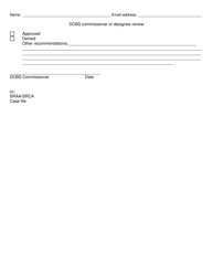 Adoption Monthly Payment Exception Memo - Kentucky, Page 2