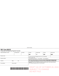 Form UBI-ES Corporate Estimated Tax Payment Voucher - Draft - Massachusetts, Page 2