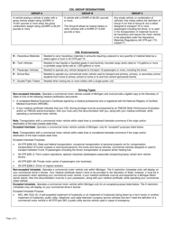 Form BFS-103 Commercial Driver&#039;s License Certification - Michigan, Page 2