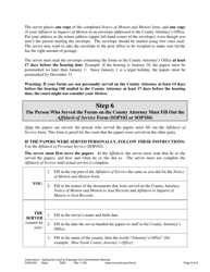 Form COM1201 Instructions for Expungement (Sealing) Civil Commitment Record - Minnesota, Page 5