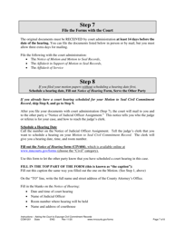 Form COM1201 Instructions for Expungement (Sealing) Civil Commitment Record - Minnesota, Page 7