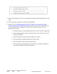 Form CIV801 Instructions - Starting a Civil Case in District Court - Minnesota, Page 13