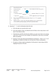 Form CIV801 Instructions - Starting a Civil Case in District Court - Minnesota, Page 15