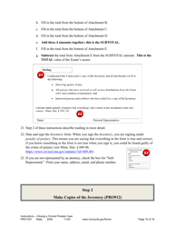 Form PRO1301 Instructions - Closing a Formal Probate Case - Minnesota, Page 10