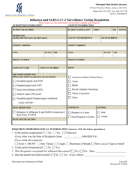 Form 930 &quot;Influenza and Sars-Cov-2 Surveillance Testing Requisition&quot; - Mississippi