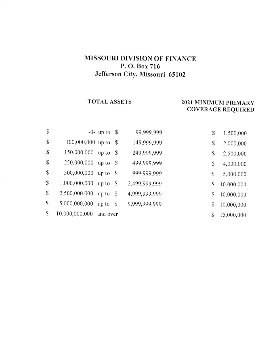 Insurance Program Letter - Missouri, Page 3