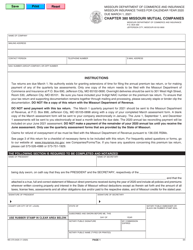 Document preview: Form MS375-0429 Chapter 380 Missouri Mutual Companies - Missouri, 2020