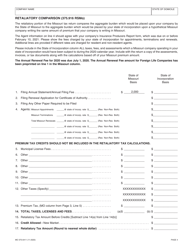 Form MO375-0411 Life Insurance Companies - Missouri, Page 4