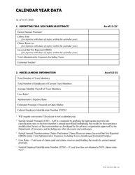 Form WC-135 Workers&#039; Compensation Trust Self-insurance Annual Reporting - Missouri, Page 5