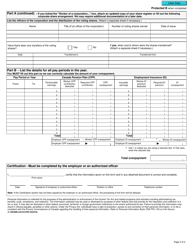 Form PD24 Application for a Refund of Overdeducted Cpp Contributions or Ei Premiums - Canada, Page 2