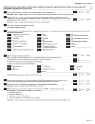 Form T3010 Registered Charity Information Return - Canada, Page 2