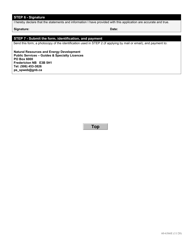 Form 60-6366E Guide II - Licence to Accompany Renewal Form - New Brunswick, Canada, Page 2