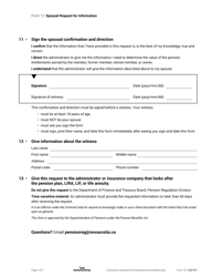 Form 13 Spousal Request for Information - Nova Scotia, Canada, Page 4