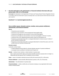 Form 19 Joint Confirmation No Division of Pension Entitlement - Nova Scotia, Canada, Page 3