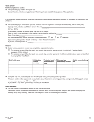 Form K (PFA720) Application About a Protection Order - British Columbia, Canada, Page 12