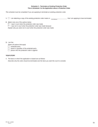 Form K (PFA720) Application About a Protection Order - British Columbia, Canada, Page 20