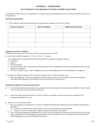 Form N (PFA723) Application for a Family Law Matter Consent Order - British Columbia, Canada, Page 20