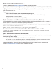 Form D (PFA713) Financial Statement - British Columbia, Canada, Page 2
