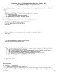 Form G (PFA716) Reply to a Counter Application - British Columbia, Canada, Page 14