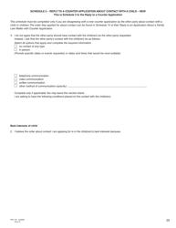 Form G (PFA716) Reply to a Counter Application - British Columbia, Canada, Page 20