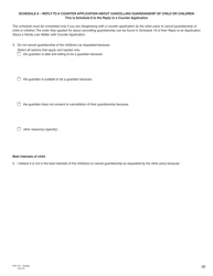 Form G (PFA716) Reply to a Counter Application - British Columbia, Canada, Page 26