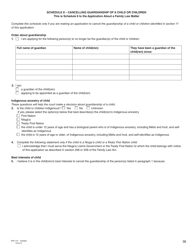 Form C (PFA712) Application About a Family Law Matter - British Columbia, Canada, Page 38