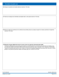 Forme MJQ-601 Demande D&#039;aide Financiere En Vertu Du Programme - Lutte Contre L&#039;homophobie Et La Transphobie - Quebec, Canada (French), Page 3