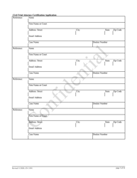 Form 11991 Civil Trial Attorney Certification Application - New Jersey, Page 3