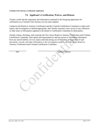 Form 11990 Criminal Trial Attorney Certification Application - New Jersey, Page 13