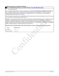 Form 11990 Criminal Trial Attorney Certification Application - New Jersey, Page 5