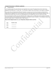 Form 11990 Criminal Trial Attorney Certification Application - New Jersey, Page 8