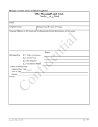 Form 11992 Municipal Court Law Attorney Certification Application - New Jersey, Page 7