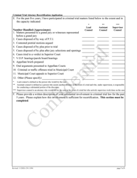 Form 11996 Criminal Trial Attorney Recertification Application - New Jersey, Page 5