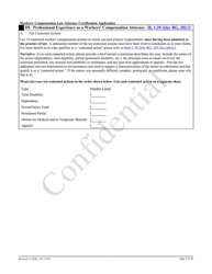 Form 11994 Workers&#039; Compensation Law Attorney Certification Application - New Jersey, Page 5
