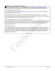Form 11993 Matrimonial Law Attorney Certification Application - New Jersey, Page 5